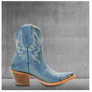Idyllwind Womens Navy Round Toe Western Booties